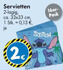 TEDi Servietten Angebot