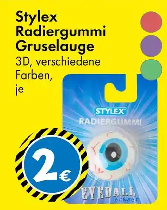 TEDi Stylex radiergummi gruselauge Angebot