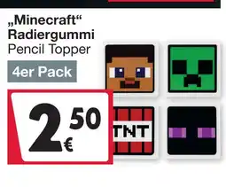 Woolworth Minecraft radiergummi „minecraft“ Angebot