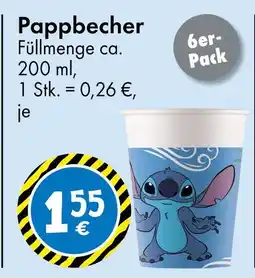 TEDi Pappbecher Angebot