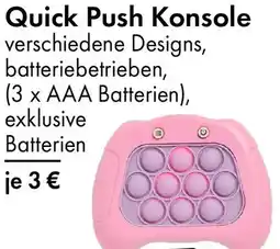 TEDi Quick Push Konsole Angebot