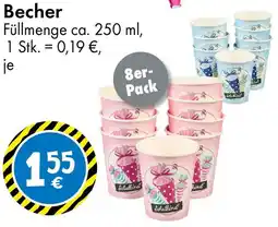 TEDi Becher Angebot