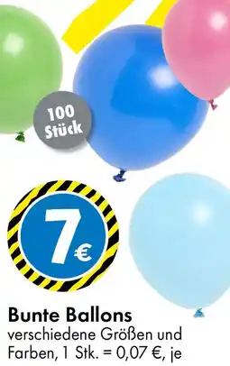 TEDi Bunte Ballons Angebot