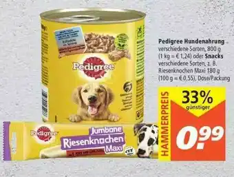 Marktkauf Pedigree Hundenahrung Oder Snacks Angebot