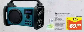 Marktkauf Soundmaster Dab+-baustellenradio Dab80 Angebot