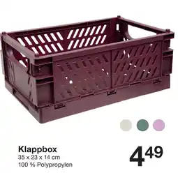 Zeeman Klappbox Angebot