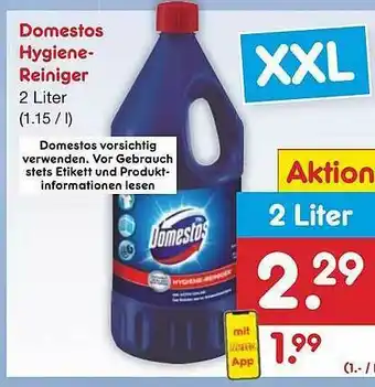 Netto Marken-Discount Domestos Hygiene-reiniger Angebot