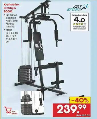 Netto Marken-Discount Kraftstation Profigym 2000 Art Sport Angebot