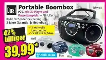 Norma Dual Portable Boombox Angebot