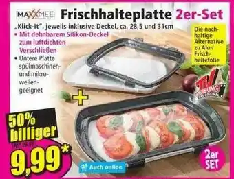 Norma Maxxmee Frischhalteplatte 2er-set Angebot