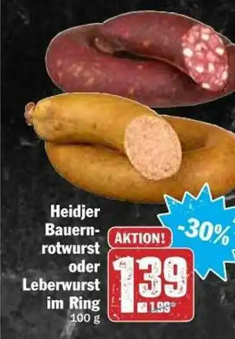 dodenhof Heidjer Bauernrotwurst Oder Leberwurst Im Ring Angebot