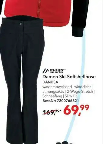 dodenhof Maier Sports Damen Ski-softshellhose Danusa Angebot