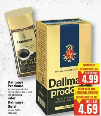 E-Center Dallmayr Prodomo Oder Gold Angebot