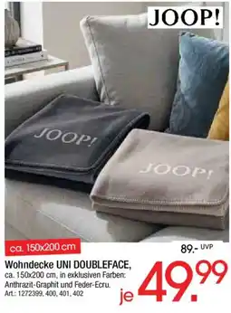 Zurbrüggen Wohndecke UNI DOUBLEFACE JOOP! Angebot
