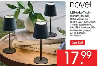 Zurbrüggen novel LED-Akku-Tischleuchte Angebot