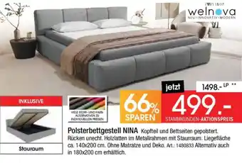 Zurbrüggen Welnova Polsterbettgestell NINA Angebot