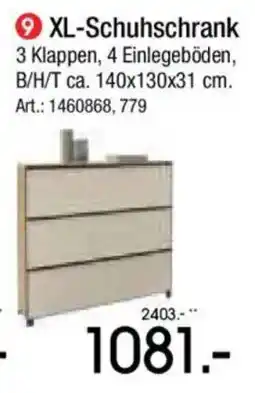 Zurbrüggen XL-Schuhschrank Angebot