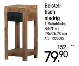 Zurbrüggen Beistelltisch niedrig Angebot