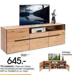 Zurbrüggen TV-Lowboard Angebot
