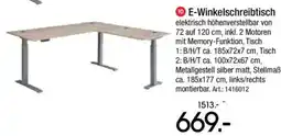 Zurbrüggen E-Winkelschreibtisch Angebot