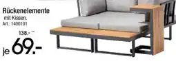 Zurbrüggen Rückenelemente mit Kissen Angebot