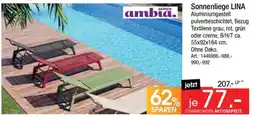 Zurbrüggen Sonnenliege LINA Angebot