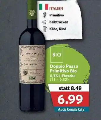 Combi Doppio Passo Primitivo Bio Angebot