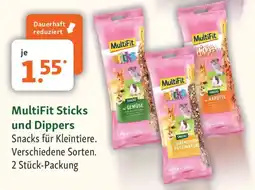 Fressnapf MultiFit Sticks und Dippers Snacks für Kleintiere. Angebot
