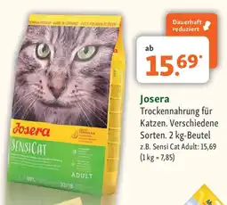 Fressnapf Josera Trockennahrung für Katzen. Angebot