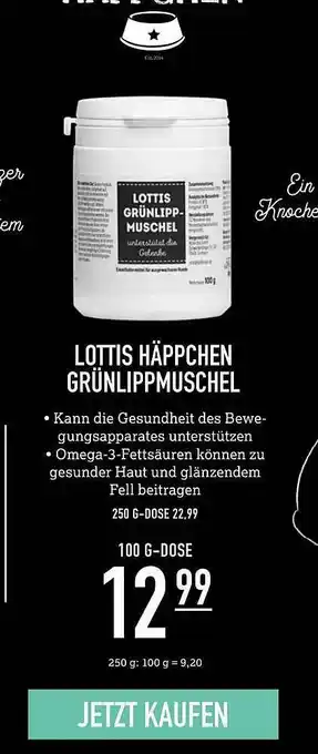 Kölle Zoo Lottis Häppchen Grünlippmuschel Angebot