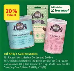 Fressnapf Kitty's Cuisine Snacks Für Katzen. Angebot
