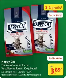 Fressnapf Happy Cat Trockennahrung für Katzen. Angebot