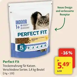 Fressnapf Perfect Fit Trockennahrung für Katzen. Angebot