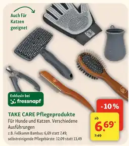 Fressnapf TAKE CARE Pflegeprodukte Für Hunde und Katzen. Angebot