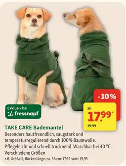 Fressnapf TAKE CARE Bademantel Angebot