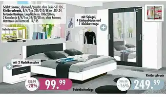 Möbel Boss Schalfzimmer, Kleiderschrank, Futonbettanlage Angebot