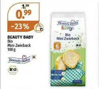 Müller Beauty Baby Bio Mini Zwieback Angebot