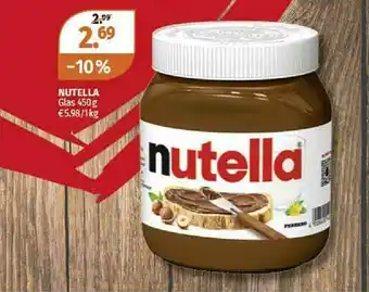 Müller Nutella Angebot