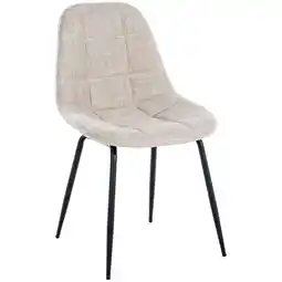 Netto Marken-Discount CLP Stuhl Tom I Esszimmerstuhl Mit Hochwertiger Polsterung I Besucherstuhl Mit 4-Fuß Metallgestell Angebot