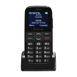 Netto Marken-Discount Denver BAS-18800L Seniorenhandy– Ladestation und SOS-Taste, schwarz Angebot