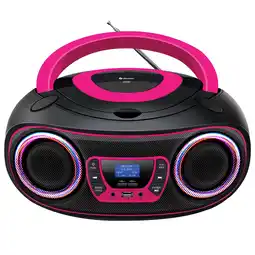 Netto Marken-Discount Denver TDB-212 tragbarer CD-Player mit DAB+/FM-Radio und Bluetooth, pink Angebot