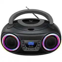 Netto Marken-Discount Denver TDB-212 tragbarer CD-Player mit DAB+/FM-Radio und Bluetooth, grau Angebot