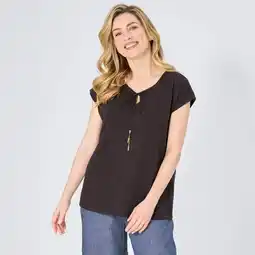 NKD Damen-T-Shirt mit Schnürung Angebot