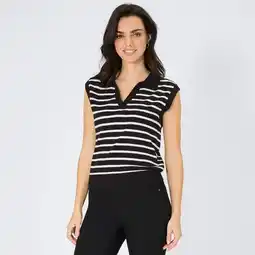 NKD Damen-Poloshirt mit Ringelmuster Angebot