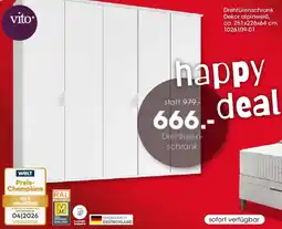 Möbel Martin Vito Drehtürenschrank Angebot
