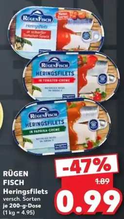 Kaufland RÜGEN FISCH Heringsfilets Angebot