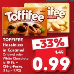 Kaufland Toffifee Haselnuss in Caramel Angebot
