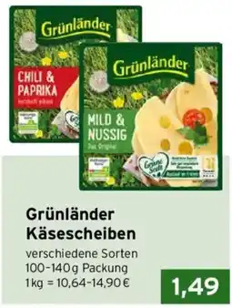 CAP Markt Grünländer Käsescheiben Angebot