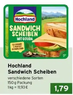 CAP Markt Hochland Sandwich Scheiben Angebot