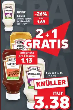 Kaufland HEINZ Sauce Angebot
